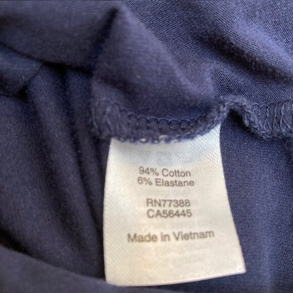 J. Crew Factory Navy Off the shoulder ruffle body suit XS - Picture 6 of 9